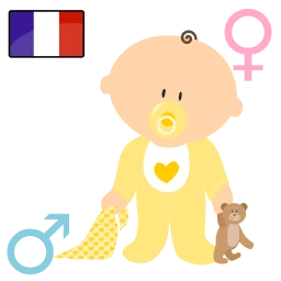 Symbol von Prénoms des Bébés Français